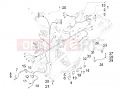 Main cable harness - Piaggio MP3 300 4T 4V ie ERL Hibrid 2012