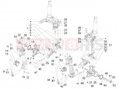 PIAGGIO MP3 300 ie LT Touring Fork's components (Mingxing)