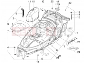 PIAGGIO MP3 300 ie LT Touring Helmet huosing - Undersaddle