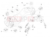 PIAGGIO MP3 300 ie LT Touring Selectors - Switches - Buttons