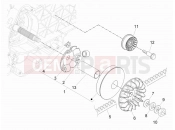 Driving pulley - Piaggio MP3 300 YOUrban ERL 2012