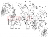 Wheel huosing - Mudguard - Piaggio MP3 300 YOUrban ERL 2012