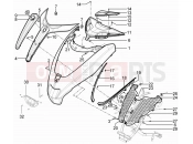 PIAGGIO MP3 300 YOUrban LT ERL első idom