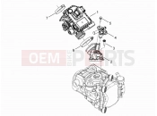 Throttle body - Injector - Induction joint - Piaggio MP3 300 YOUrban LT ERL 2013