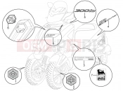 Plates - Emblems - Piaggio MP3 300 YOUrban LT ERL 2016