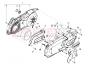 Crankcase cover - Crankcase cooling - Piaggio MP3 300 YOUrban LT RL - Sport 2017