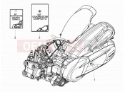 PIAGGIO MP3 350 MAXI Sport Engine, assembly