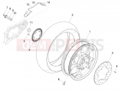 PIAGGIO MP3 350 MAXI Sport Rear wheel