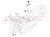PIAGGIO MP3 350 MAXI Sport Remote control switches - Battery - Horn