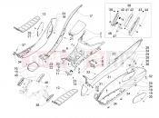 PIAGGIO MP3 350 MAXI Sport Central cover - Footrests