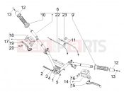 PIAGGIO MP3 400 ie Handlebars - Master cil.