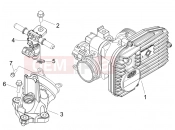 PIAGGIO MP3 400 ie Throttle body - Injector - Induction joint