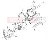 PIAGGIO MP3 400 ie LT & LT Sport Front shield