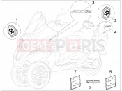 PIAGGIO MP3 400 ie LT & LT Sport Plates - Emblems