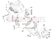 PIAGGIO MP3 400 ie LT & LT Sport Rear cover - Splash guard