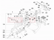 PIAGGIO MP3 400 ie LT Touring Control pedals - Levers