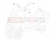 PIAGGIO MP3 400 ie LT Touring Driving mirror/s