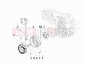 PIAGGIO MP3 400 ie LT Touring Flywheel magneto