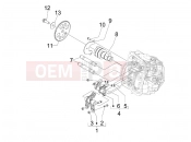 PIAGGIO MP3 400 ie LT Touring Rocking levers support unit