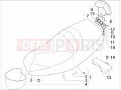 PIAGGIO MP3 400 ie LT Touring Saddle/seats