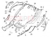 PIAGGIO MP3 400 ie LT Touring Side cover - Spoiler