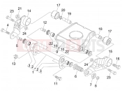 PIAGGIO MP3 400 ie LT Touring Swinging arm