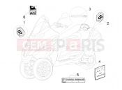 PIAGGIO MP3 400 ie Plates - Emblems