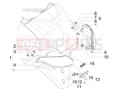 PIAGGIO MP3 400 ie Rear headlamps - Turn signal lamps