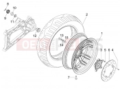 PIAGGIO MP3 400 ie Rear wheel
