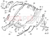 PIAGGIO MP3 400 ie Side cover - Spoiler