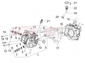 PIAGGIO MP3 500 (USA) hengerfej - szelep