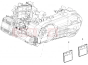 PIAGGIO MP3 500 LT Business Engine, assembly