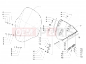 PIAGGIO MP3 500 LT Business szélvédő plexi