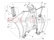 PIAGGIO MP3 500 LT Sport - Business Front glove-box - Knee-guard panel