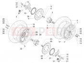 PIAGGIO MP3 500 LT Sport - Business ABS Front wheel