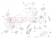 PIAGGIO MP3 500 LT Sport - Business ABS Selectors - Switches - Buttons