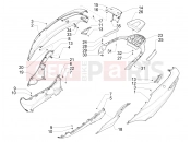 PIAGGIO MP3 500 LT Sport - Business ABS Side cover - Spoiler