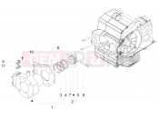 Cylinder-piston-wrist pin unit - Piaggio MP3 500 LT Sport - Business 2018