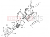 PIAGGIO MP3 500 RL Sport - Business első idom