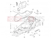 PIAGGIO MP3 500 RL Sport - Business Helmet huosing - Undersaddle