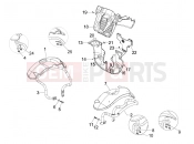 PIAGGIO MP3 500 RL Sport - Business Wheel huosing - Mudguard