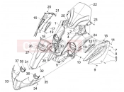 PIAGGIO MP3 500 Sport (USA) Front shield