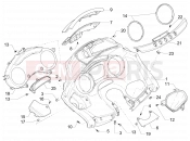 műszerfal - Piaggio MP3 500 Sport Business ABS (USA) 2015