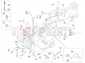Main cable harness - Piaggio MP3 500 Sport Business ABS (USA) 2016