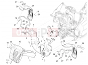 Wheel huosing - Mudguard - Piaggio MP3 500 Sport Business ABS (USA) 2016
