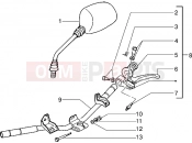 PIAGGIO NRG Handlebars component parts