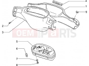 PIAGGIO NRG Speedometers kms.-Handlebar covers