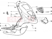 PIAGGIO Front shield-Footboard-Spoiler