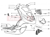 PIAGGIO NRG MC3 DD Front shield-footboard-spoiler
