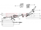 PIAGGIO NRG MC3 DD Handlebars component parts